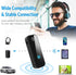 (Upgraded) Ankilo Aux Bluetooth Adapter for Car, 2 in 1 Bluetooth 5.0 Receiver for Car with Display Screen, Suitable for Cars, Speakers, Stereo Systems and Headphones