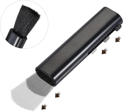 MECCANIXITY 2 Pack Soft Bristle Computer Cleaning Brush Tools for Keyboard, Camera Lens, Electronics