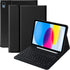 MMK Keyboard Case for iPad 10th Gen 10.9" 2022, Detachable Bluetooth Keyboard & Pencil Holder, Black