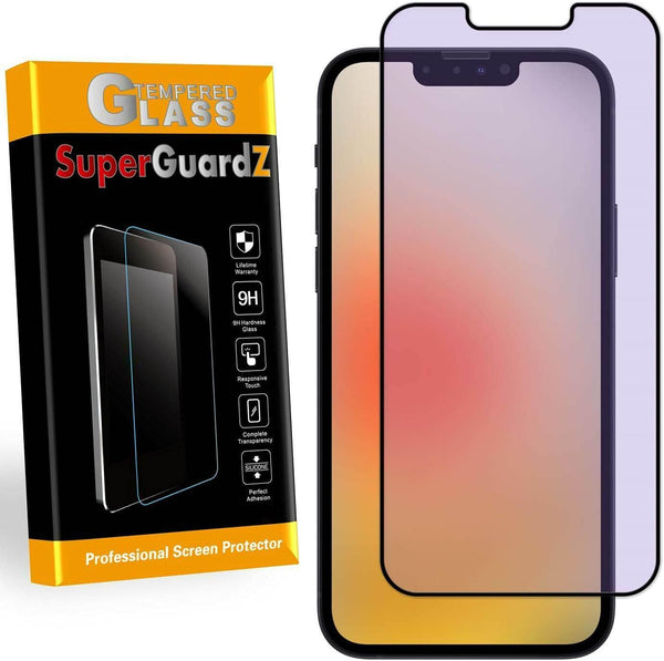For iPhone 13 Pro Max/iPhone 14 Plus Screen Protector, Anti Blue Light Tempered Glass, SuperGuardZ