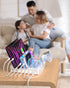 SooPii Premium 6-Port USB Charging Station Organizer for Multiple Devices, 6 Short Charging Cables and One Upgraded