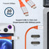 xiwai USB3.2 Gen 2 Type-C Male to USB C Male Charging and Data Cable 6.6FT, 20Gbps High Flex Ultra Soft 100W 8K 5K 4K