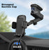 Car Phone Holder with Powerful Suction, 3 in 1 Hands-Free Mount for iPhone and Android Smartphone