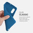 kwmobile Soft Slim Protective TPU Silicone Case for Samsung Galaxy Xcover Pro - Blue Reef