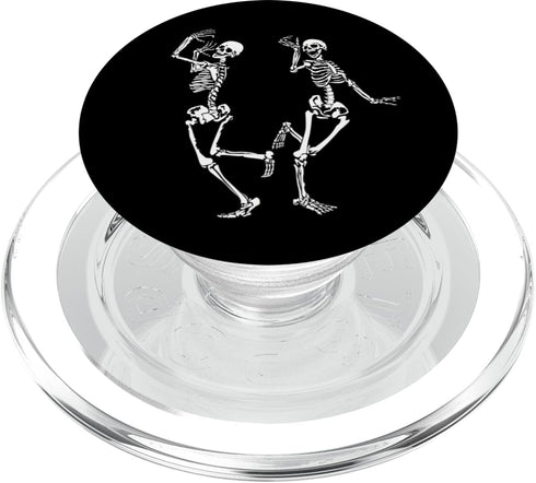 Dance of Death Macabre Skeleton Skull Halloween Costumes PopSockets MagSafe PopGrip for iPhone