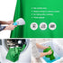 LCUIRC 10X12ft Green Screen Backdrop for Photography, Chromakey Polyester Collapsible Greenscreen Background