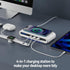 30W USB Wireless Charging Station for Multiple Devices with USB C Ports Compatible with iPhone 15/14/13/12/Pro Max