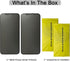 2 Pack Matte Privacy Screen Protector for iPhone 12 and 12 Pro 6.1" - 9H Super Hardness, Anti-Fingerprint