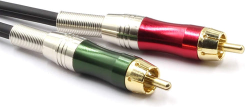 SiYear 15FT XLR Male to 2 x Phono RCA Plug Adapter Y Splitter Patch Cable, 1 XLR Male to Dual RCA