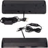 Wired HiFi Stereo Subwoofer Speaker, USB Powered, 3.5mm Plug, Portable Desktop Long Speaker for TV, Computer, Tablet.