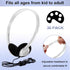 Yunsailing 30 Pack Class Set Headphones for Kids, On Ear Bulk Classroom Headsets with 3.5 mm Jack for Children, Boys,