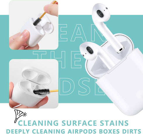 203PCS Airpod Cleaner Kit, iPhone Charge Port Cleaning Kit, Earbud Cleaning Putty for Airpods, Headphones, Phone