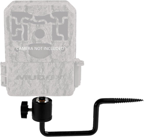 Muddy Adjustable Trail Camera Support: Durable Steel Arm for Outdoor Hunting Cameras, Black