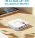 PinQiongZhe 3.9in/10cm (2pcs) for CPE Wireless Routers Mini Walkman WiFi Devices, Nano to Nano Sim Card Extension Cable