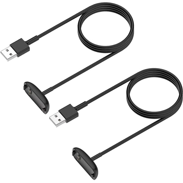Charger Cable for Fitbit Inspire 3 - 2-Pack Replacement Charging Cable (3.3 ft/1.0 ft) for Fitness Tracker.