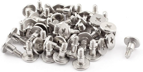 uxcell Laptop Shockproof Phillips Flat Head Bolts, 50pcs HDD Hard Drive Screws