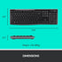 Logitech MK270 Wireless Keyboard and Mouse Combo, 2.4 GHz Wireless for Windows, Compact Mouse, Black