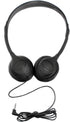 Soundnetic SN313 Classroom Over The Head Stereo Headphones with Leatherette Earpads, Black, Count of 10, Pack of 1