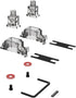 DUROCK Stabilizer V3, Screw in Stabilizers with 2u 6.25u 7u Wires for Mechanical Keyboards (V3 Smokey Black 80% Kit)