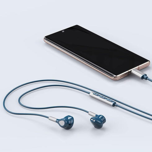 USB C Earphones with Microphone for Samsung Galaxy S23 Ultra, S22, S21 FE, S20, A54, A53, iPhone 15 Pro Max, Pixel 8,