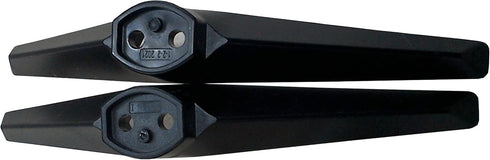 TV Stand Legs for VIZIO D32H-J09, Black, ABS Material, 2 Pack, Modern