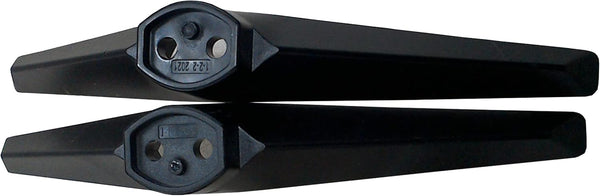 TV Stand Legs for VIZIO D32H-J09, Black, ABS Material, 2 Pack, Modern