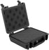 Monoprice Weatherproof Hard Case with Customizable Foam, 7 x 6 x 2 Inch, Black - Pure Outdoor Collection