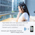 Wireless Cat Ear Headphones, Bluetooth Headset with Mic, 7 Colors LED Light Flashing, Glowing On-Ear Stereo Headset