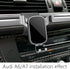LUNQIN Car Phone Holder for Audi A6 S6 A7 S7 RS6 RS7 2012-2018, Best Phones Mount Cradle for Charging Navigation