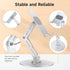 Xiaoshuang 360 (411) Adjustable Aluminum Phone Stand for Desk, No Wobble Heavy Base, Height Adjustable iPhone & iPad
