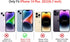 NITITOP 14 Compatible with iPhone Plus Case Cute Simple Wave Design Stylish Wavy Curly Frame with Wrist Adjustable Hand