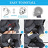 Motorcycle Helmet Wireless Bluetooth Headset - Slim 0.27 inches Headphones with Microphone Sound System for Helmets