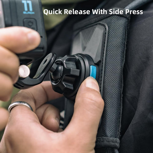 SUREWO Magnetic Quick Release Backpack Shoulder Strap Mount for Gopro Hero 13/12/11/10/9/8/7 and DJI Osmo Action