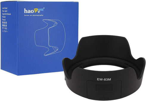 Haoge Bayonet Lens Hood for Canon EF 24-105mm f3.5-5.6 is STM Lens