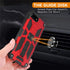 Asuwish iPhone 6/6s/7/8 Plus Case with Tempered Glass Protector & Kickstand - Red for Men & Women.
