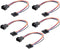 Wixine 5Pcs 5Pin to 4Pin Fan Connector Adapter, Converter Extension Cable Wire