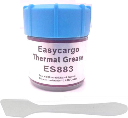 Easycargo 20gr Thermal Compound Paste, 6.5 W/m-k Nano-Compound Based High Performance Grease for CPU Cooling