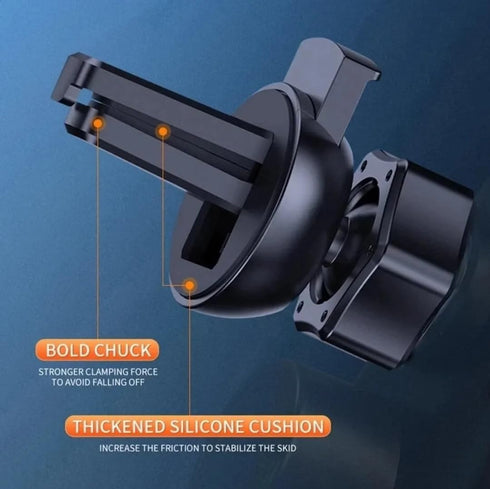 Car Wireless Charger Magnetic Auto Car Mount Phone Holder for iPhone, Samsung, Xiaomi, Infrared Induction 15W Fast