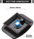 2 Pieces Tripod Quick Release Plate QB-4W (43 x 43 mm/1.7 x 1.7 Inch) Adapter Mount for Tripods and Cameras