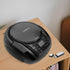 LONPOO Portable Boombox, CD Player, Bluetooth, USB, MP3, AUX, FM Radio, Built-in Stereo Speakers, Carrying Handle, LCD