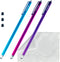 Bundle of 3-Pack 7.3" Extra Long Thin Tip High Precision Universal Capacitive Stylus Pens for Touch Screens