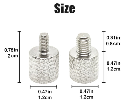 2-Be-Best 1/4 6.35 mm 0.23 5.9 mm 0.15 3.9 mm M4 M6 Projector Mount Tripod Screw Thread Adapters Converters Female in /