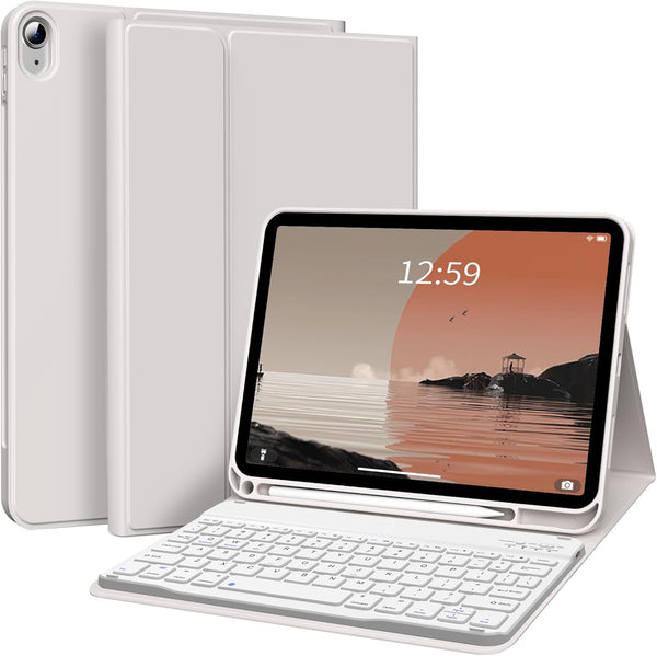 KENKE iPad 10th Generation Case with Detachable Wireless Keyboard, 10.9 inch 2022