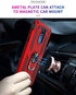 TJS Phone Case Compatible with LG K40/K12 Plus/X4/Solo LTE/Harmony 3/Xpression Plus 2 with Tempered Glass Protector