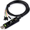 waveshare Industrial USB to TTL 6pin Serial Adapter Cable, USB to TTL (C) Converter with FT232RNL Chip, Compatible with