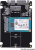 Cablecc M.2 NGFF B-Key & mSATA SSD to SATA 3.0 Adapter Converter Case with Switch