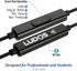 LUDOS Clamor 2 PRO USB C Headphones: Magnetic earbuds for iPhone 15 Pro Max, Samsung Galaxy S23 Ultra, iPad. 5-Year