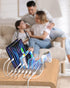 SooPii Premium 6-Port USB Charging Station Organizer for Multiple Devices, Silver
