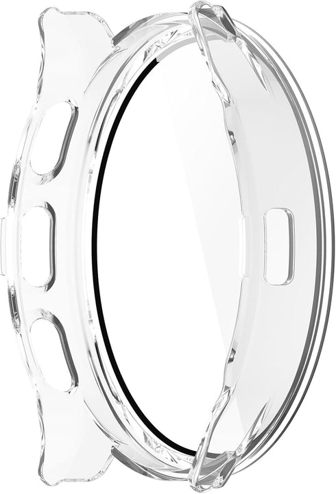 Screen Protector Case for Garmin Venu 3S, PC + Tempered Glass Full Coverage Bumper, Clear *2