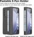 Samsung Galaxy Z Fold 5 S Pen & Holder, Slim Lightweight PC Z Fold 5 Stylus with High Sensitive Silicone Tip